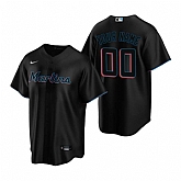 Miami Marlins Customized Nike Black Stitched MLB Cool Base Jersey,baseball caps,new era cap wholesale,wholesale hats